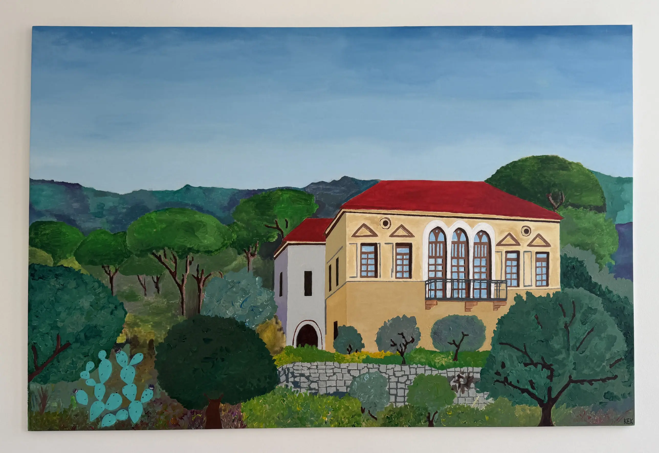 Lebanese Landscape by Karim El-Khazen