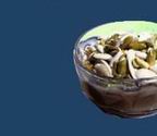 Meghli: Floured rice pudding served to well wishers when a baby is born.